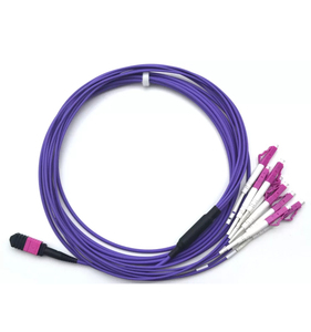 Top Quality MPO-LC Breakout Patch Cord 12 Core Fiber Optic Fanout Cable OS2 OM3 OM4 Multi-mode for Rack Cabling - Product Image 4