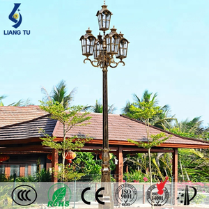 Rétro E27 IP65 de style <span class=keywords><strong>italien</strong></span> européen personnalisé en usine réverbère LED de paysage de jardin extérieur - Product Image 5