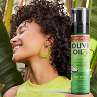 Mousse coiffante mousse brillante non écaillée mousse à friser pour femmes