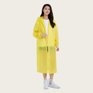 เสื้อกันฝนอีวาแบบชิ้นเดียวสำหรับทุกเพศ พกพาสะดวก ทนทาน เหมาะสำหรับการเดินทาง ขี่มอเตอร์ไซค์ ขับขี่ยานยนต์ไฟฟ้า - Product Image 3