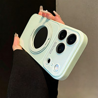 Support rotatif à 360 degrés compatible avec les coques d'iPhone 17 Pro dotées de grandes fenêtres de visualisation en verre.
