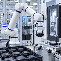 Robot collaboratif Elite CS612AZ CSA Advanced Series à 6 axes, charge utile de 12 kg, portée de 1428,5 mm, avec pince CNGBS pour la manutention