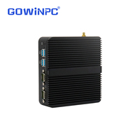 PC Desktop Mikro Intel J4125 RAM 8GB DDR4 SSD 256GB Komputer Mini untuk Penggunaan Industri