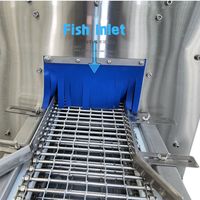 Machine à décortiquer le poisson XBF-026C, machine complète en acier inoxydable 304 pour un fonctionnement automatique continu