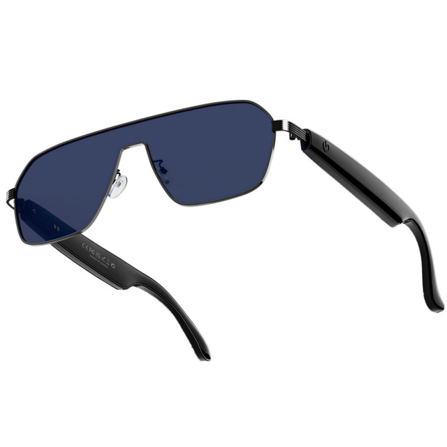 Smart AI Glasses with Real Time Translation BT Speaker Glasses,Lightweight Metal Frame Sunglasses, Casual Smart Sports Glasses