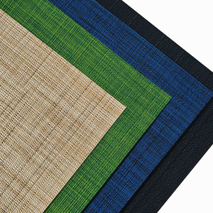 STARUNK 70% PVC 30% Polyester Textilenes Texlin Tissu en maille bleu vert enduit de vinyle Tissu d'extérieur pour sacs de plage et lits pour animaux - Product Image 1