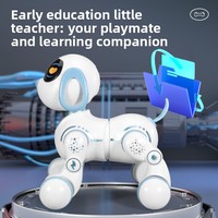 Elektrischer Plastik-Stunt-Roboterhund für Früherziehung Interaktiver Mechanischer Programmierbarer Geschichtenerzählnder Intelligenter Roboter für Kinder