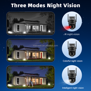 Großhandel 8MP 4K ICSee Dual-Objektiv Outdoor Wasserdichte Kabellose WLAN-Netzwerk-IP-PTZ-CCTV-WLAN-Heimsicherheitskamera - Product Image 4