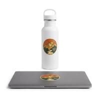 Pegatinas Retro de Aventura en la Montaña, Calcomanías de Vinilo Resistentes a la Intemperie, Personalizadas y Troqueladas, para Equipo de Campamento y Senderismo al Aire Libre
