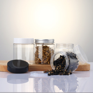 Transparent <b>Plastic</b> <b>Bottle</b> 50/60/80ml Wide Mouth Airtight Flip Top Lid For Food Storage Travel Use - Product Image 1