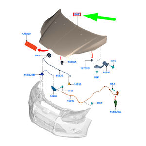 O ord ocus 163 oody it ccessories 88M59A16610A1688151116610ronronront ronngine OOD OD ocus 2 M3 M4 2005- - Product Image 6