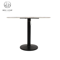 Table de salle à manger en pierre naturelle de style nordique à bas prix, design personnalisé, meubles de salle à manger