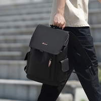 Tas Ransel Laptop Bisnis Travel Unisex Gaya Korea Serbaguna Kapasitas Besar Oxford Ringan Tahan Air Awet