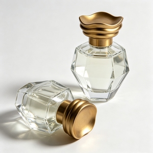 100ml Square Luxury Designer Perfume Bottle EDP EDT Lasts 12h <b>Spray</b> Screw Cap Stainless Steel Collar Glass Heat Transfer - Product Image 3