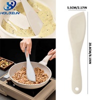 Spatule à gâteau en silicone de qualité alimentaire résistante à la chaleur, de style nouveau, couleur personnalisée, pour la cuisine à domicile