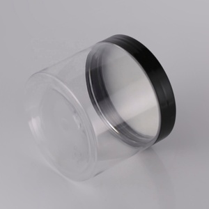 16oz 500ml Transparent PET <b>Plastic</b> Cosmetic Jars Empty Body Scrub <b>Container</b> Nutrition Powder Candy Cookie Sugar Capacity 150ml - Product Image 6