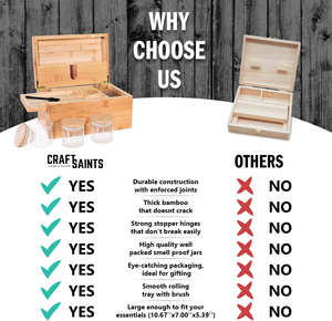 Thân Thiện Với Môi Lớn Bằng Gỗ Lưu Trữ Box <span class=keywords><strong>Container</strong></span> Organizer <span class=keywords><strong>Bin</strong></span> Cho Thảo Mộc Tổ Chức - Product Image 4