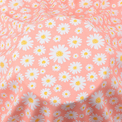 customised fabric printing pink women rayon dress fabric
