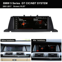 Système de navigation GPS Carplay Android Auto WiFi Bluetooth Écran IPS 10,25 pouces Autoradio bmw F10 Navigation