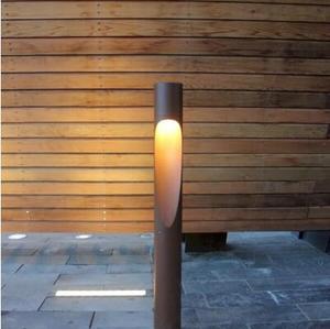 Lámpara de Jardín Decorativa de Acero Corten, Estilo Art Deco, Impermeable, con LED y Acabado Oxidado para Paisajismo Exterior - Product Image 6