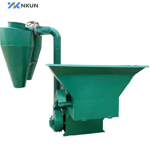 Dry straw crusher machine 15ton/hours chuff straw crusher for poultry animal cattle feed