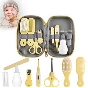 <span class=keywords><strong>Ensemble</strong></span> de soins pour bébé personnalisé en 7 pièces, produits et kit de toilettage pour bébé avec kit de brosse à ongles, ciseaux pour nouveau-né - Product Image 2