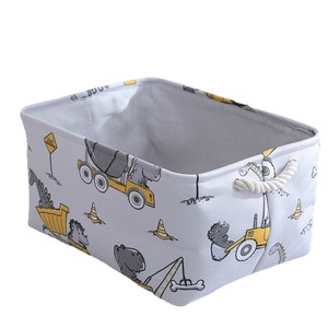 Boîte de rangement pour jouets d'enfants, organisateur en tissu, grande capacité, pliable, panier de rangement pour vêtements de bébé, panier à linge - Product Image 5