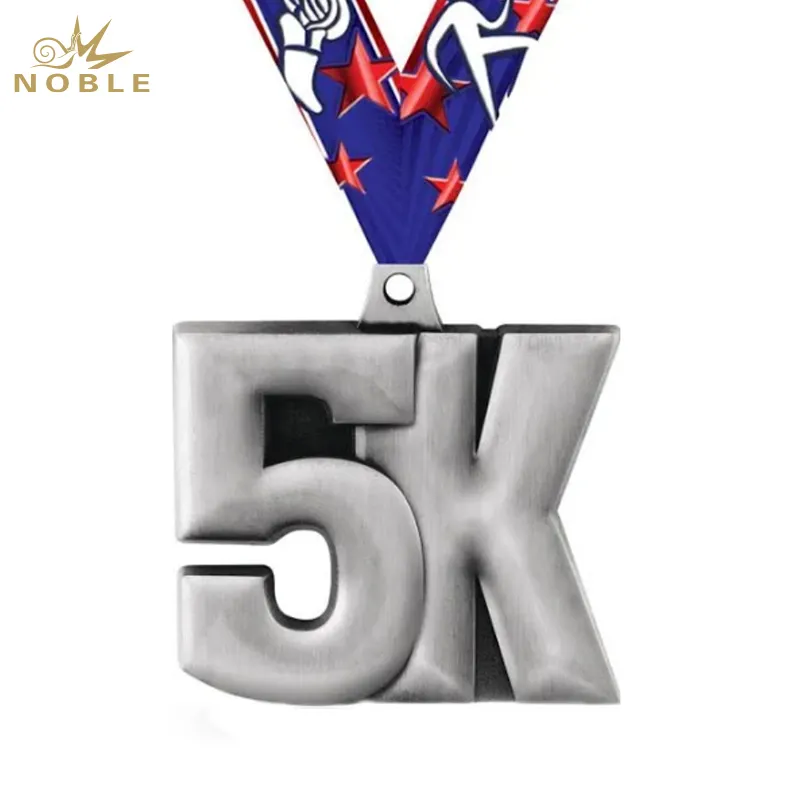 Noble Manufacturer Metal Medal Badge Sports Gift Custom Bespoke Logo Running Marathon Trophy Awards Craft Medal