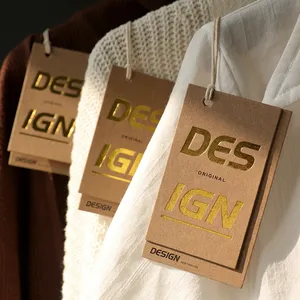 Quần Áo Tay Thẻ cho quần áo nhãn hàng may mặc hangtags thiết kế tùy chỉnh Swing thẻ