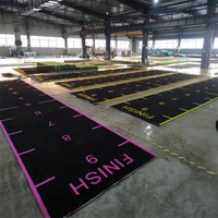 Terrain de Cricket de 50mm gazon artificiel tapis vert gazon artificiel pour Futsal Gym Fitness Football stade de Football f