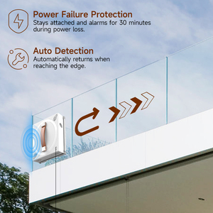 Robot <span class=keywords><strong>Lavavetri</strong></span> <span class=keywords><strong>Elettrico</strong></span> Automatico Domestico Aspirapolvere Senza Fili per la Pulizia di Finestre di Edifici Alti - Product Image 5