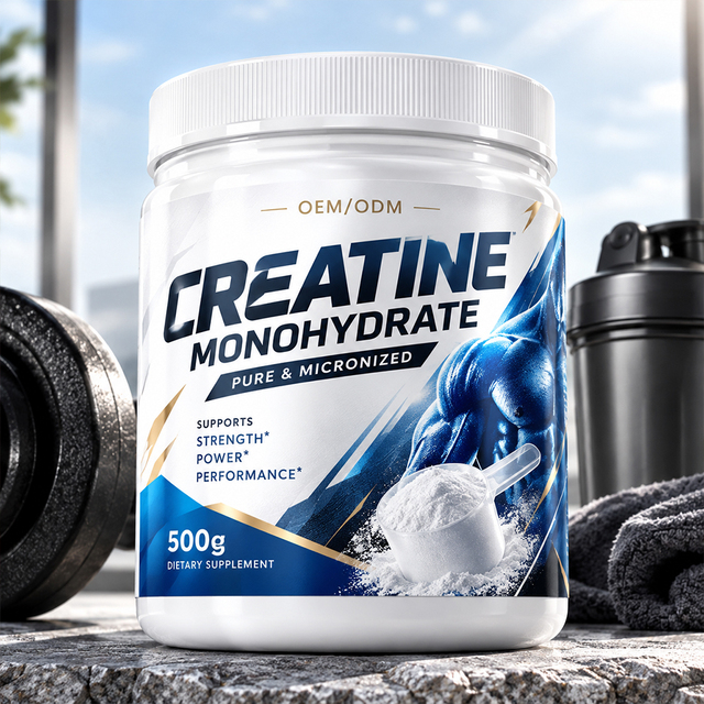 OEM /ODM Creatine Monohydrate Powder 500 Grams Men Power Creatine Monohydrate Powder for Men