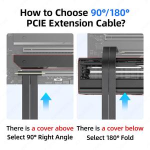 JEYI PCIE X4立管电缆90直角扩展高速笔记本电脑/台式机WiFi声卡<span class=keywords><strong>M</strong></span>.2适配器批量订单库存 - Product Image 3