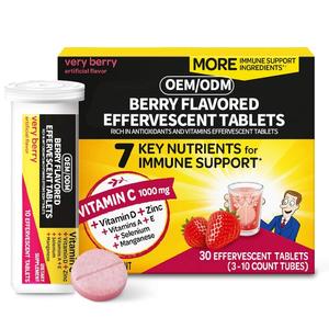 Private Label Multivitamine Immuunsupplement Rijk Aan Antioxidanten En Vitaminen Bruistabletten - Product Image 1