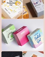 Boîte à cosmétiques en carton blanc personnalisée avec impression UV du logo, production en petites séries