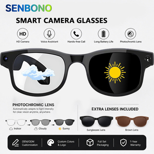 Gafas Inteligentes SENBONO G2pro con Traducción, Grabación de Video de 8MP, Reconocimiento de Objetos, Llamadas Inalámbricas y IA - Product Image 1