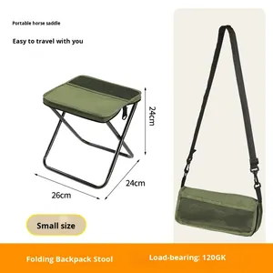 Tabouret pliant portable pour l'extérieur, chaise de camping et de sport simple et portable pour la pêche, la plage et les files d'attente - Product Image 5