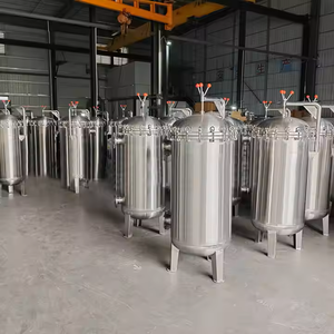 <span class=keywords><strong>Filtre</strong></span> à manches en acier inoxydable pour la précision de l'eau de puits équipement de traitement de l'eau de l'huile de traitement des aliments récipient à pression inférieur 220v - Product Image 4