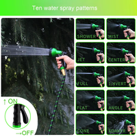 Tuyau d'arrosage magique extensible avec pistolet pulvérisateur pour fleurs