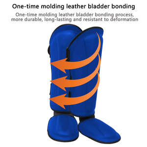 NQ SPORTS อุปกรณ์ป้องกันหน้าแข้งมวยไทยแบบมืออาชีพ รุ่น Twins  ผลิตตามสั่ง พร้อมโลโก้สั่งทำได้ - Product Image 2