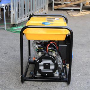 קטן 3.5kw/4.5kw דיזל עבור משקי הבית אוויר נייד שקט מקורר מערכת שלושה שלב 8kw 400v/230v/12v/12v חלופה - Product Image 3