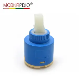 35mm Ceramic Cartridge Faucet Cartridge Mixer Low Torque Spindle Free Rotation Flat Base Faucet Accessories