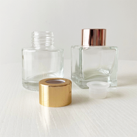 Diffuseur de parfum d'ambiance Square Scents 50ml/100ml, huile essentielle, sérum pour la peau, flacons en verre avec bouchon à vis