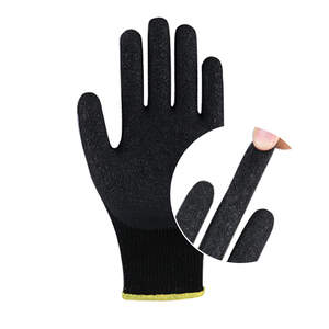 Gants en <span class=keywords><strong>latex</strong></span> noir antidérapants, résistants aux déchirures, durables, usage général - Product Image 4