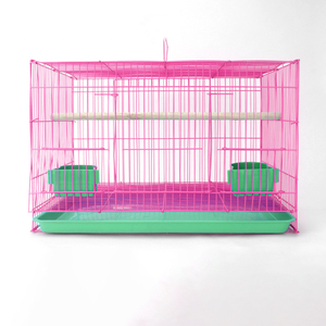 Jaula Metálica Plegable para Pájaros, Contenedores Cuadrados de Hierro para Almacenamiento, 48x33x32cm, para Viajes, para Loros, Palomas, Periquitos, Canarios - Product Image 5