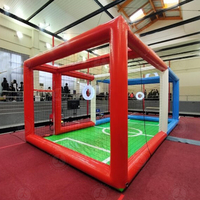 Zone de combat et terrain de compétition gonflables en PVC personnalisables pour drones, terrain de football gonflable pour drones
