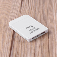 Carte mémoire officielle de 1 Mo pour PS1 - Carte de stockage de données de sauvegarde de jeu