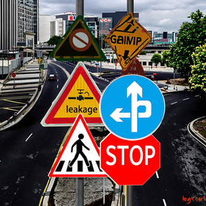 Rambu Peringatan Lalu Lintas Jalan Tertutup Plat Aluminium Reflektif Rambu Peringatan ATD Custom Berbagai Bentuk - Product Image 6