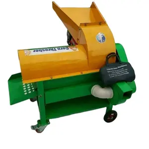 Çok fonksiyonlu elektrikli küçük taşınabilir Sorghum soya çok mahsul çeltik pirinç buğday mısır soyucu mısır daneleme makinesi harman makinesi