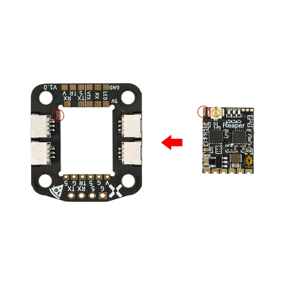 Foxeer Reaper Nano VTX Extension Board 5V LED 20x20mm M3 for FPV Racing Drone Frame Kit Spare Parts DIY Drone